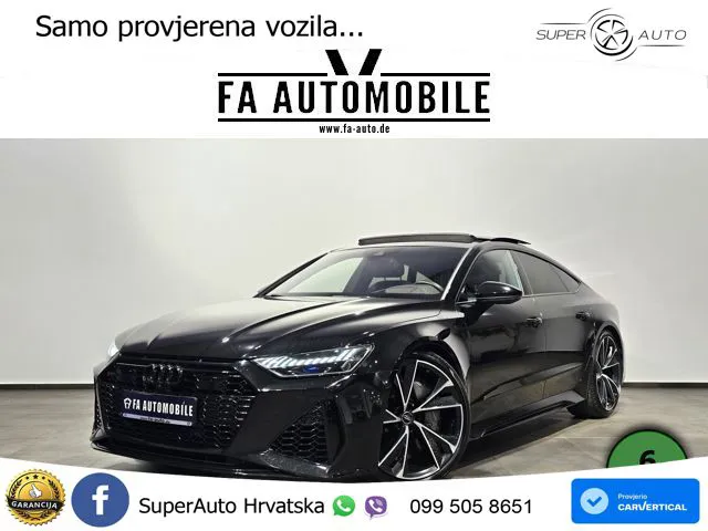 Audi RS7 4.0 TFSI V8 (600 KS) quattro tiptronic ZRAČNI+ACC+GR SJED+KAM+PANO