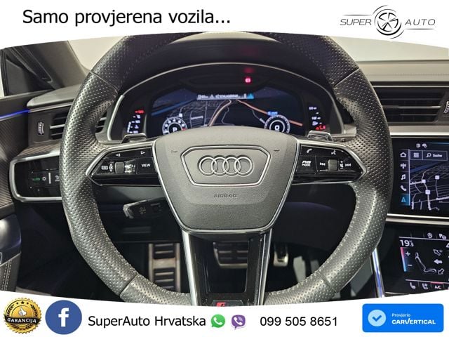 Audi RS7 4.0 TFSI V8 (600 KS) quattro tiptronic ZRAČNI+ACC+GR SJED+KAM+PANO