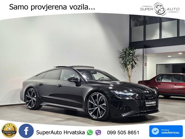 Audi RS7 4.0 TFSI V8 (600 KS) quattro tiptronic ZRAČNI+ACC+GR SJED+KAM+PANO
