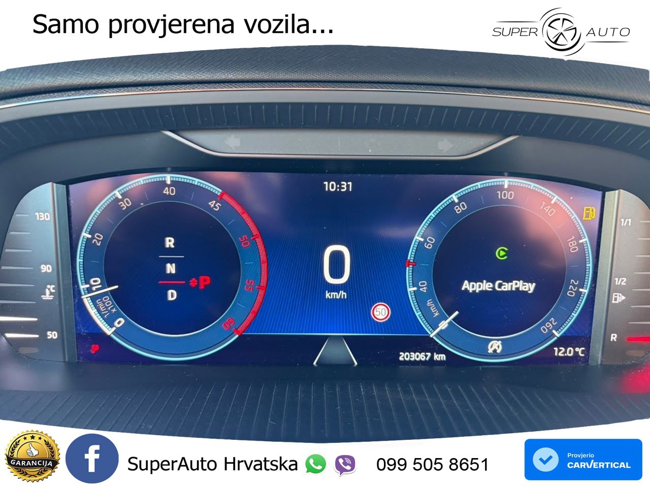 Škoda Octavia Combi 2.0 TDI (150 KS) DSG LED+GR SJED+ACC