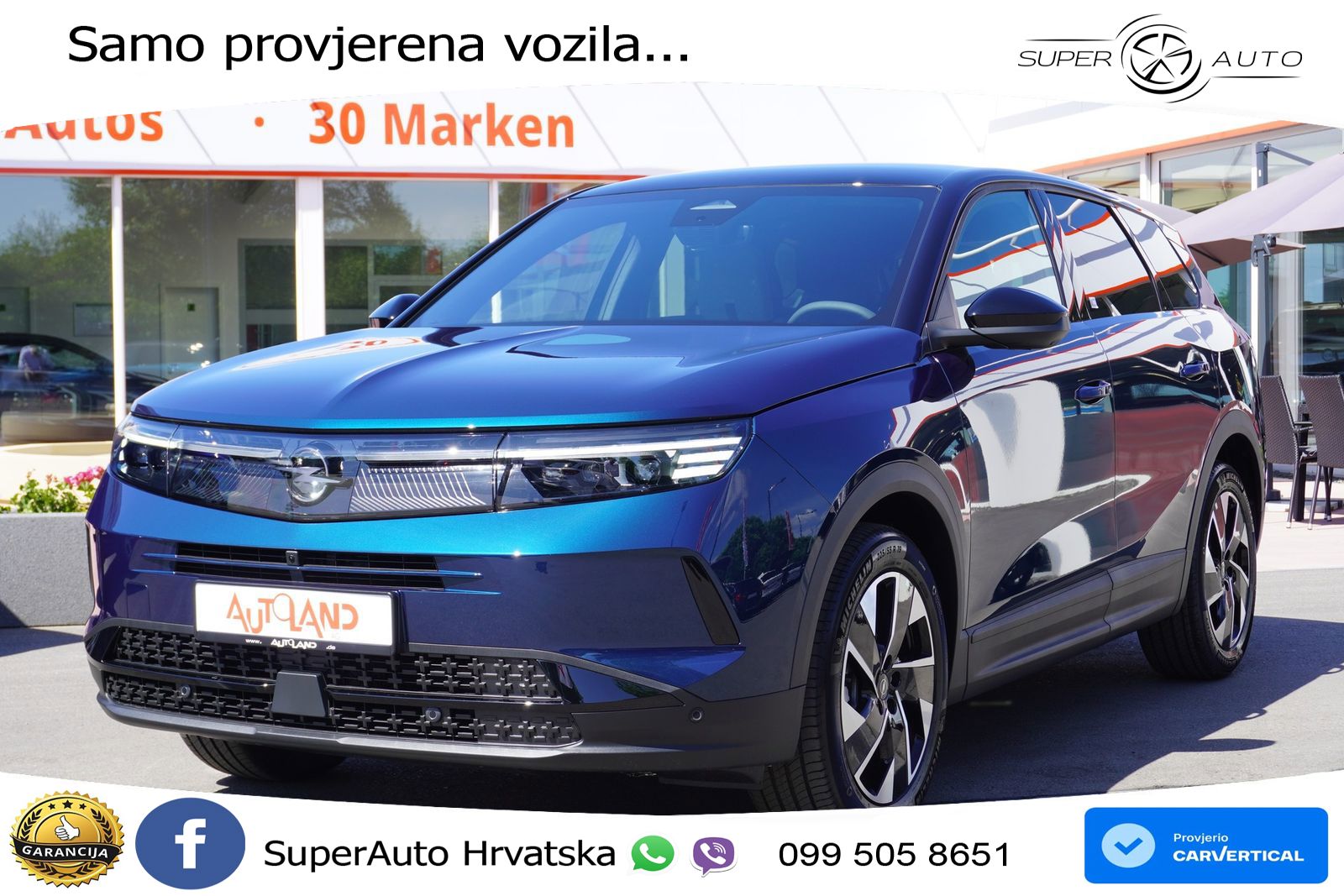 Opel Grandland 1.2 Turbo (145 KS) Hybrid eDCT Ultimate LED+GR SJED+ACC