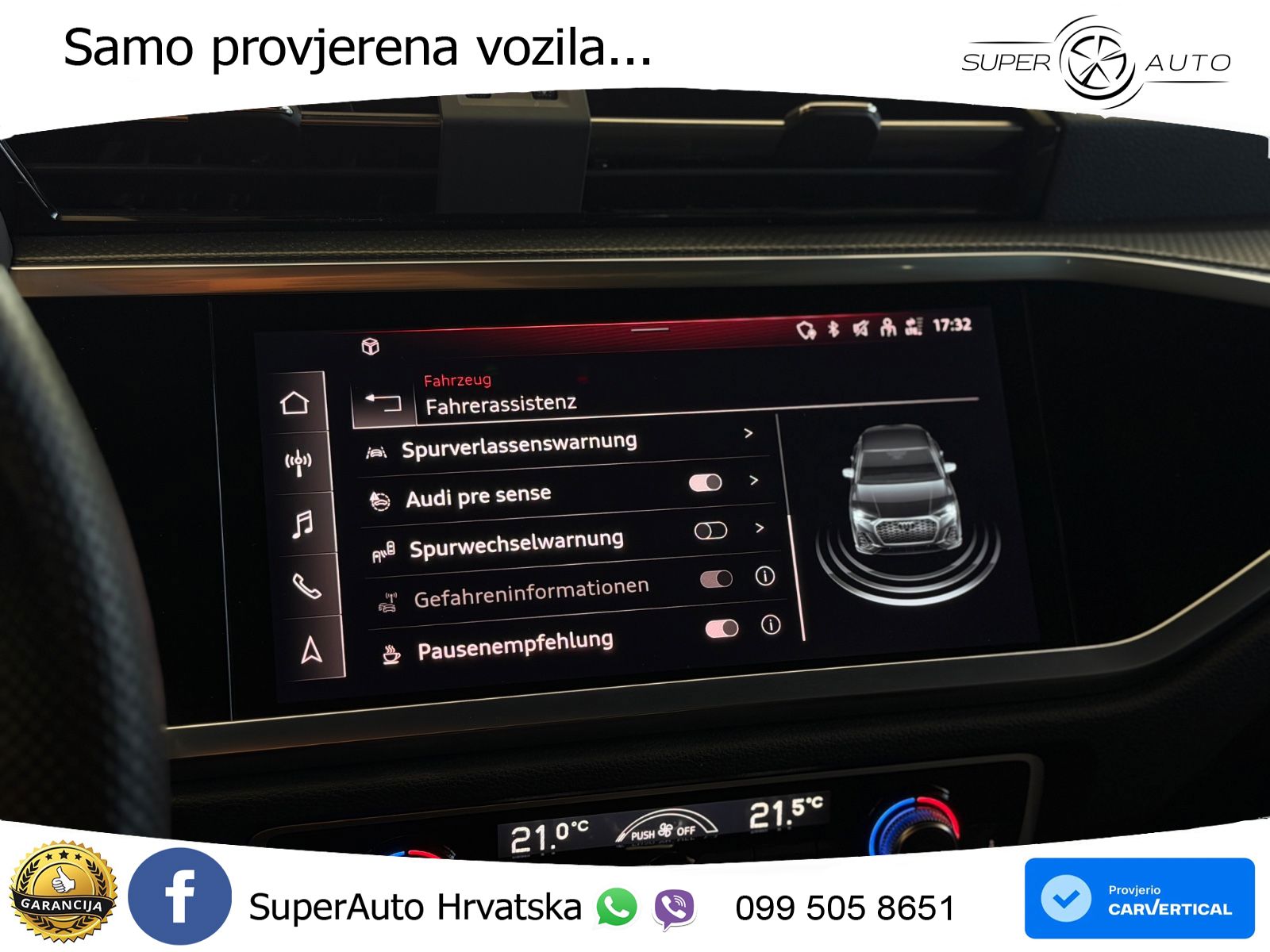 Audi Q3 Sportback 40 TDI (200 KS) quattro S tronic S line LED+GR SJED+ACC