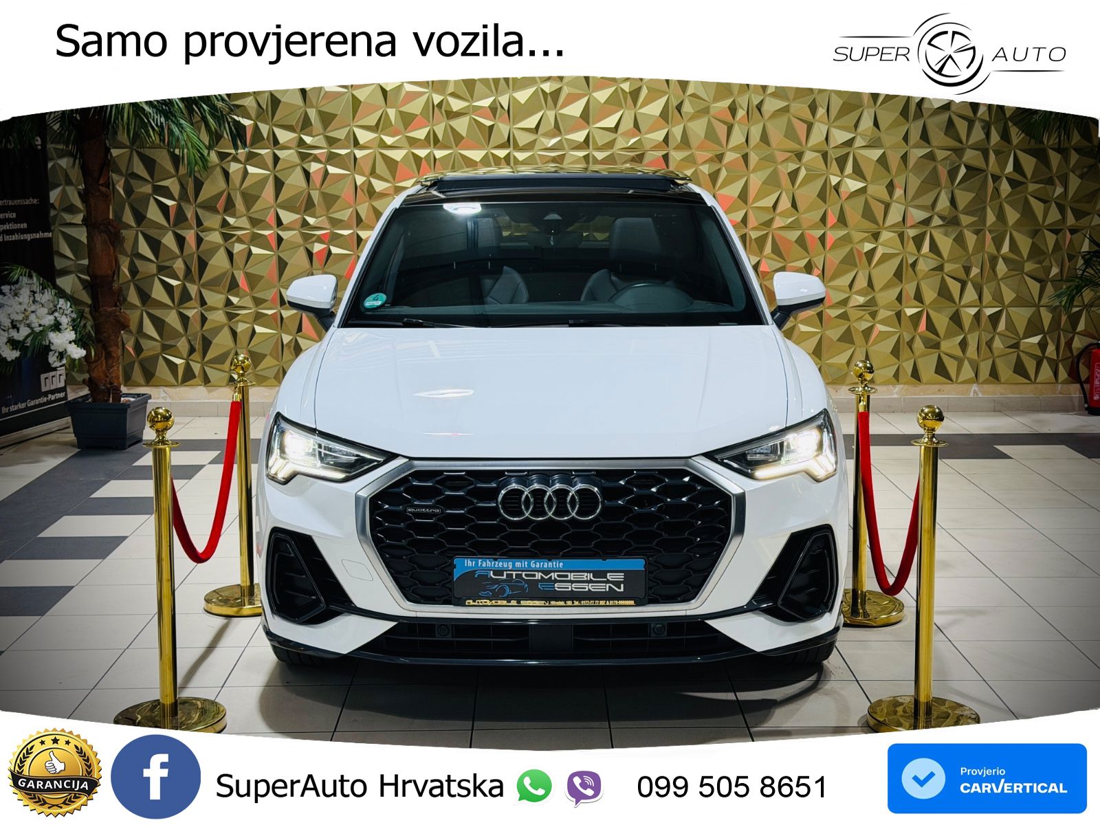 Audi Q3 Sportback 40 TDI (200 KS) quattro S tronic S line LED+GR SJED+ACC