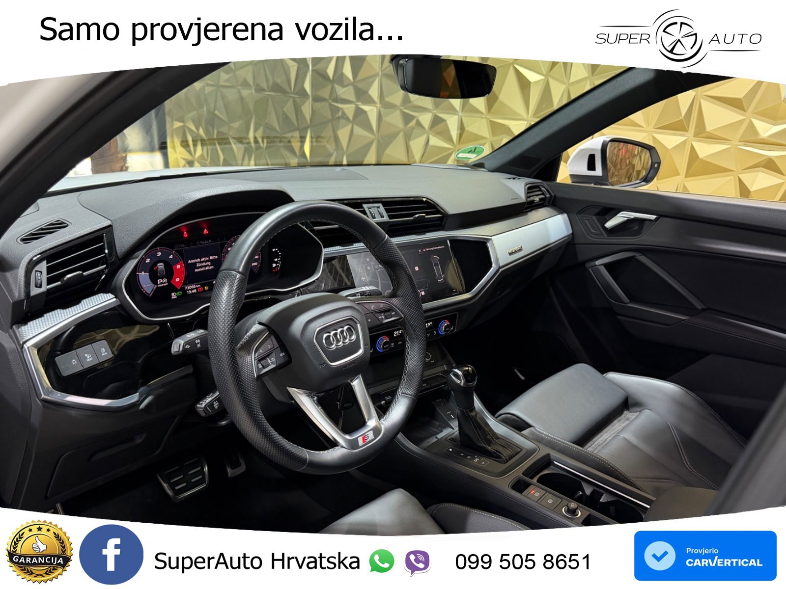Audi Q3 Sportback 40 TDI (200 KS) quattro S tronic S line LED+GR SJED+ACC
