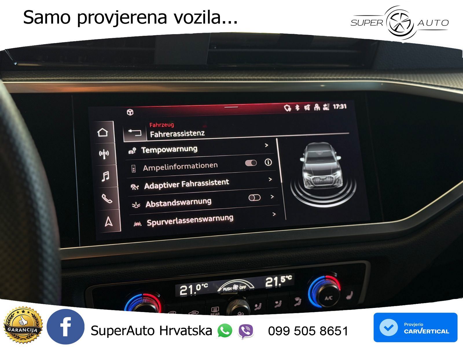 Audi Q3 Sportback 40 TDI (200 KS) quattro S tronic S line LED+GR SJED+ACC