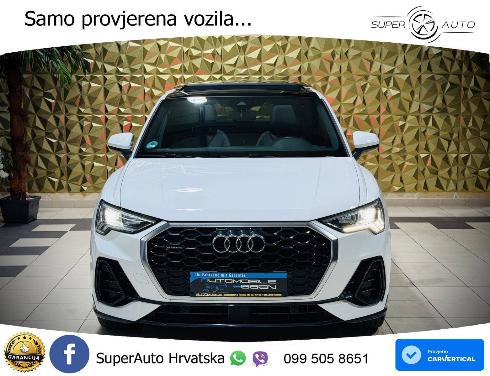 Audi Q3 Sportback 40 TDI (200 KS) quattro S tronic S line LED+GR SJED+ACC