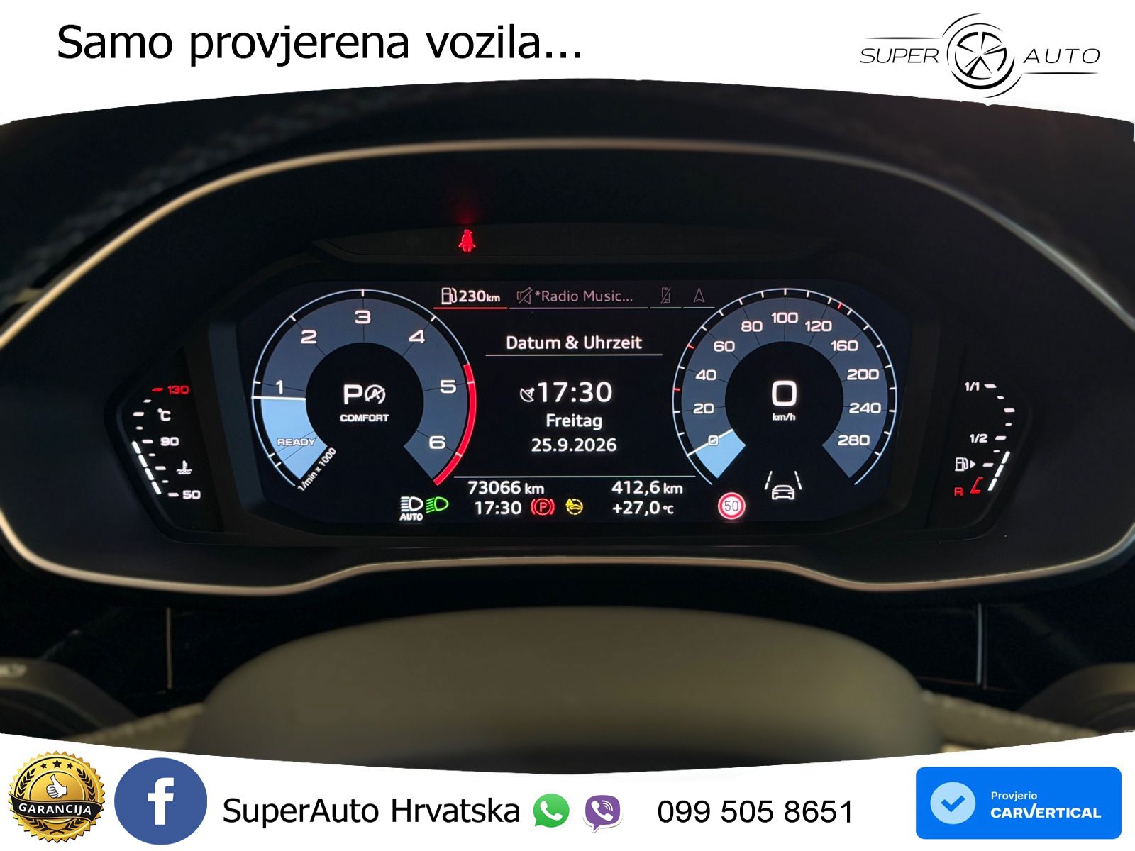 Audi Q3 Sportback 40 TDI (200 KS) quattro S tronic S line LED+GR SJED+ACC