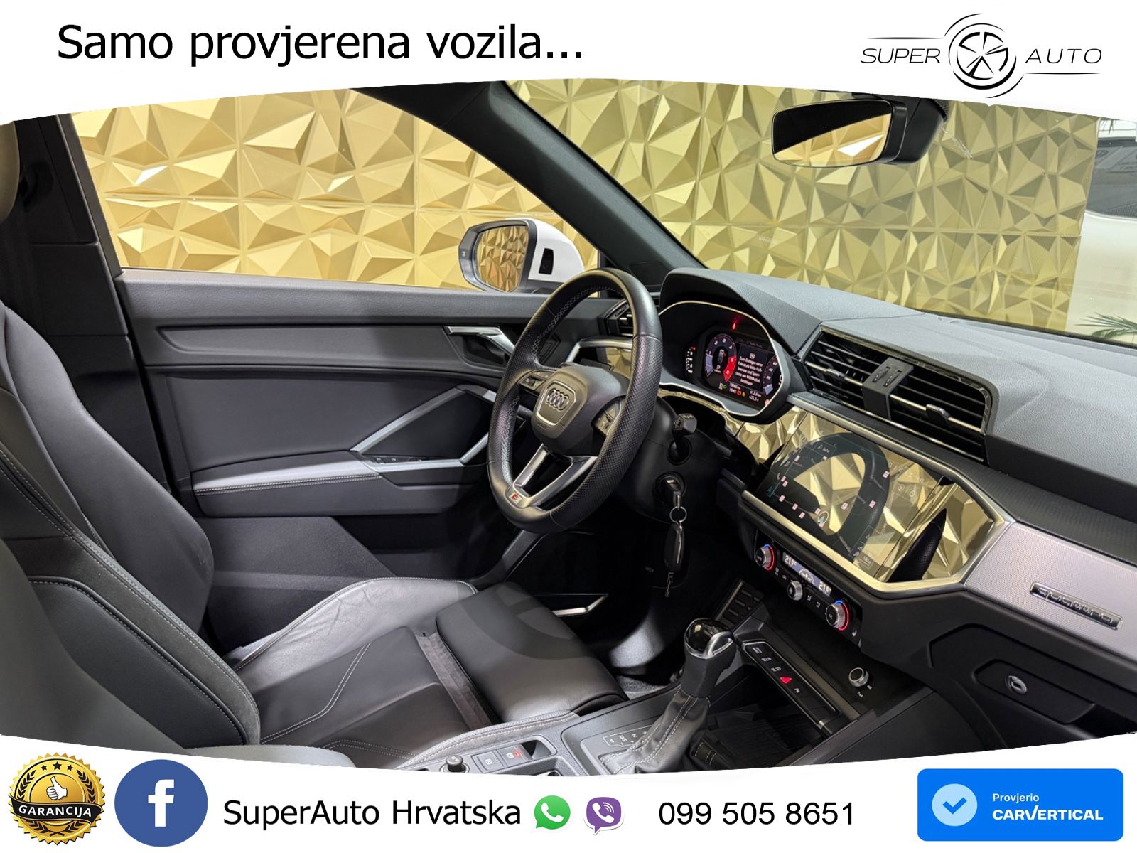 Audi Q3 Sportback 40 TDI (200 KS) quattro S tronic S line LED+GR SJED+ACC