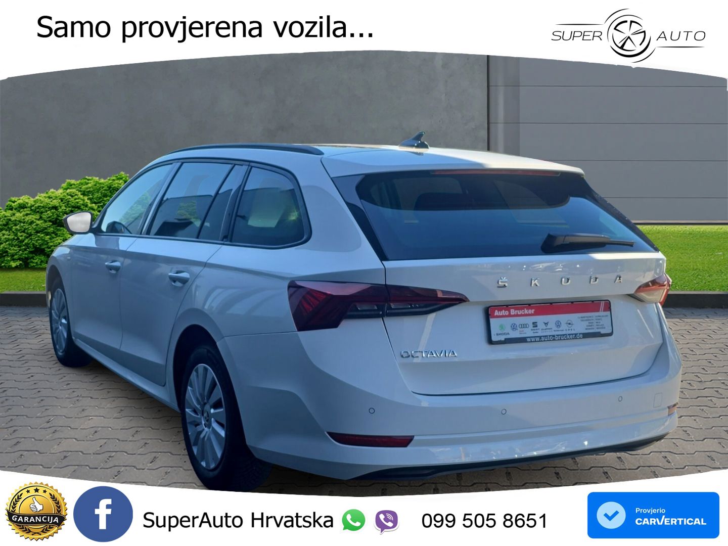 Škoda Octavia Combi 2.0 TDI (150 KS) DSG LED+GR SJED+ACC
