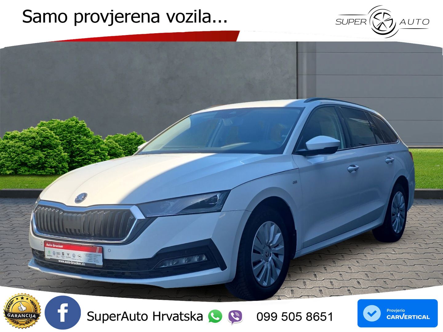 Škoda Octavia Combi 2.0 TDI (150 KS) DSG LED+GR SJED+ACC