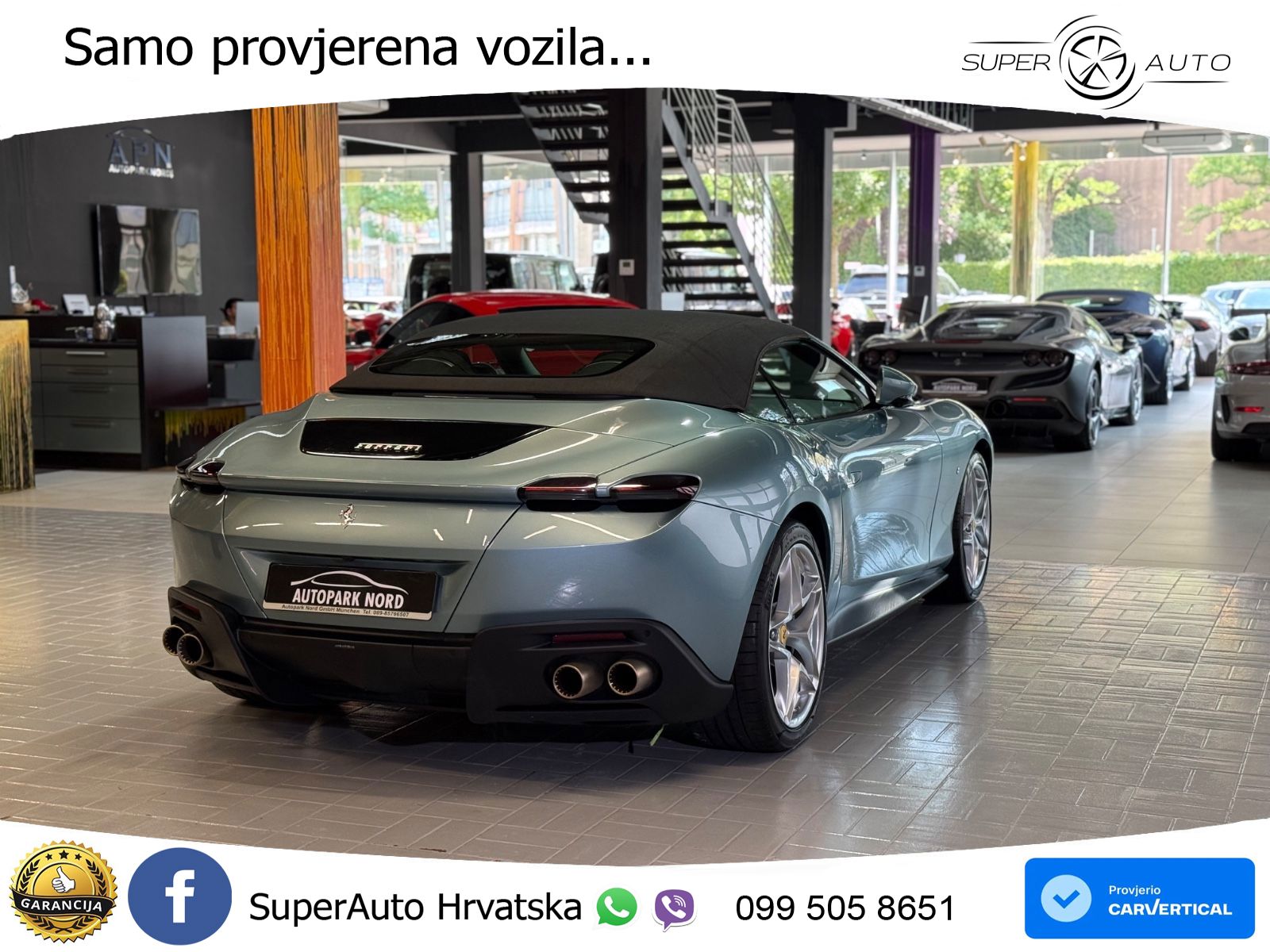 Ferrari Roma Spider 3.9 V8 (620 KS) F1 DCT LED+GR SJED+ACC