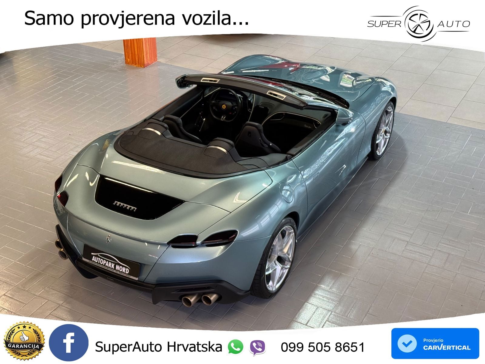Ferrari Roma Spider 3.9 V8 (620 KS) F1 DCT LED+GR SJED+ACC