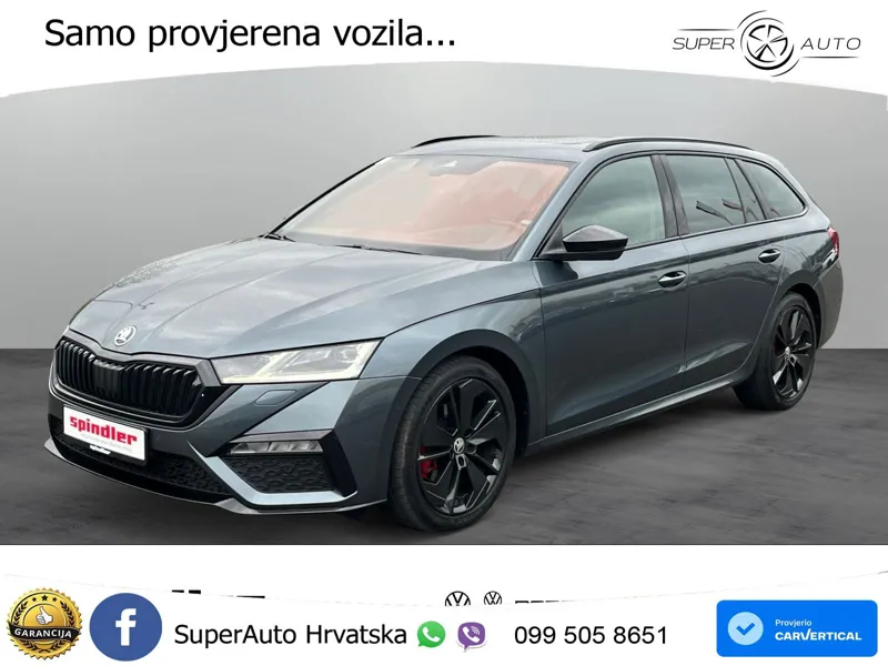 Škoda Octavia Combi RS 2.0 TDI (200 KS) 4x4 DSG LED+GR SJED+ACC