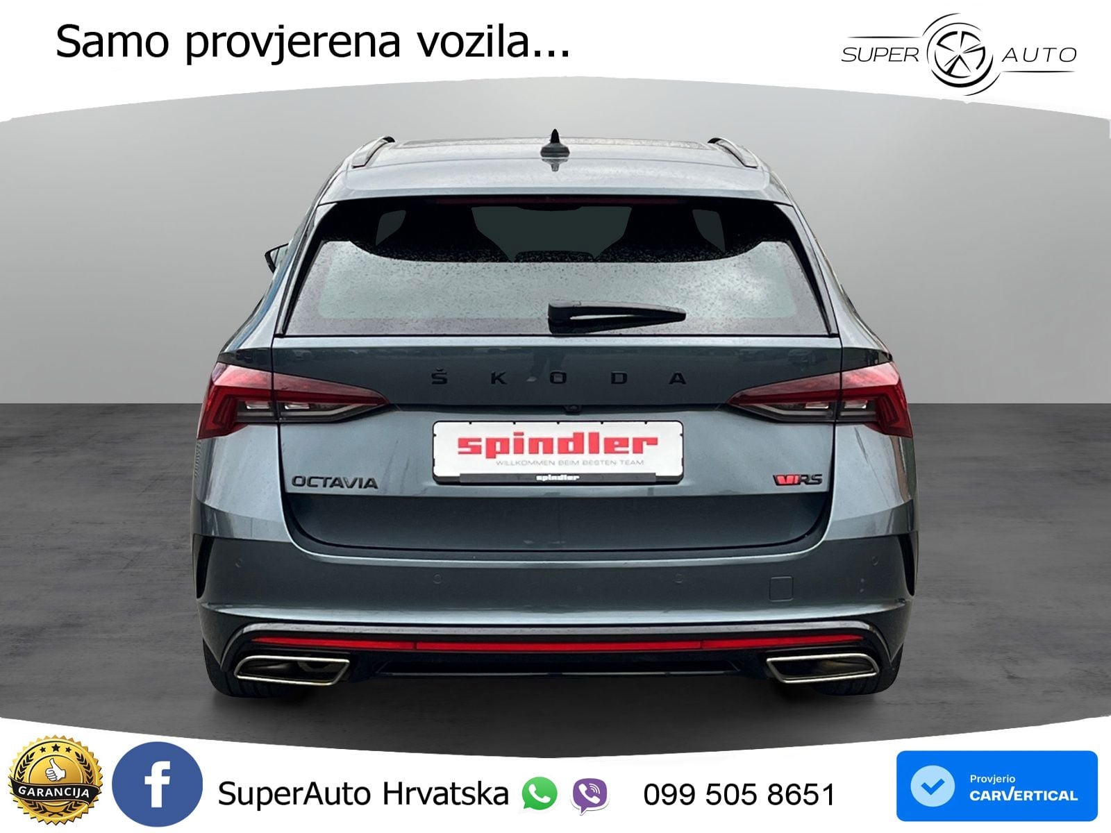 Škoda Octavia Combi RS 2.0 TDI (200 KS) 4x4 DSG LED+GR SJED+ACC