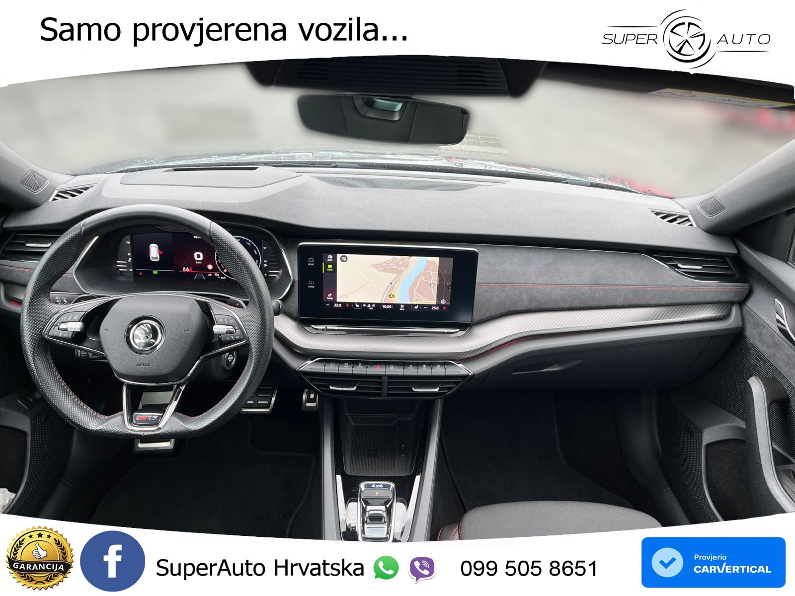 Škoda Octavia Combi RS 2.0 TDI (200 KS) 4x4 DSG LED+GR SJED+ACC