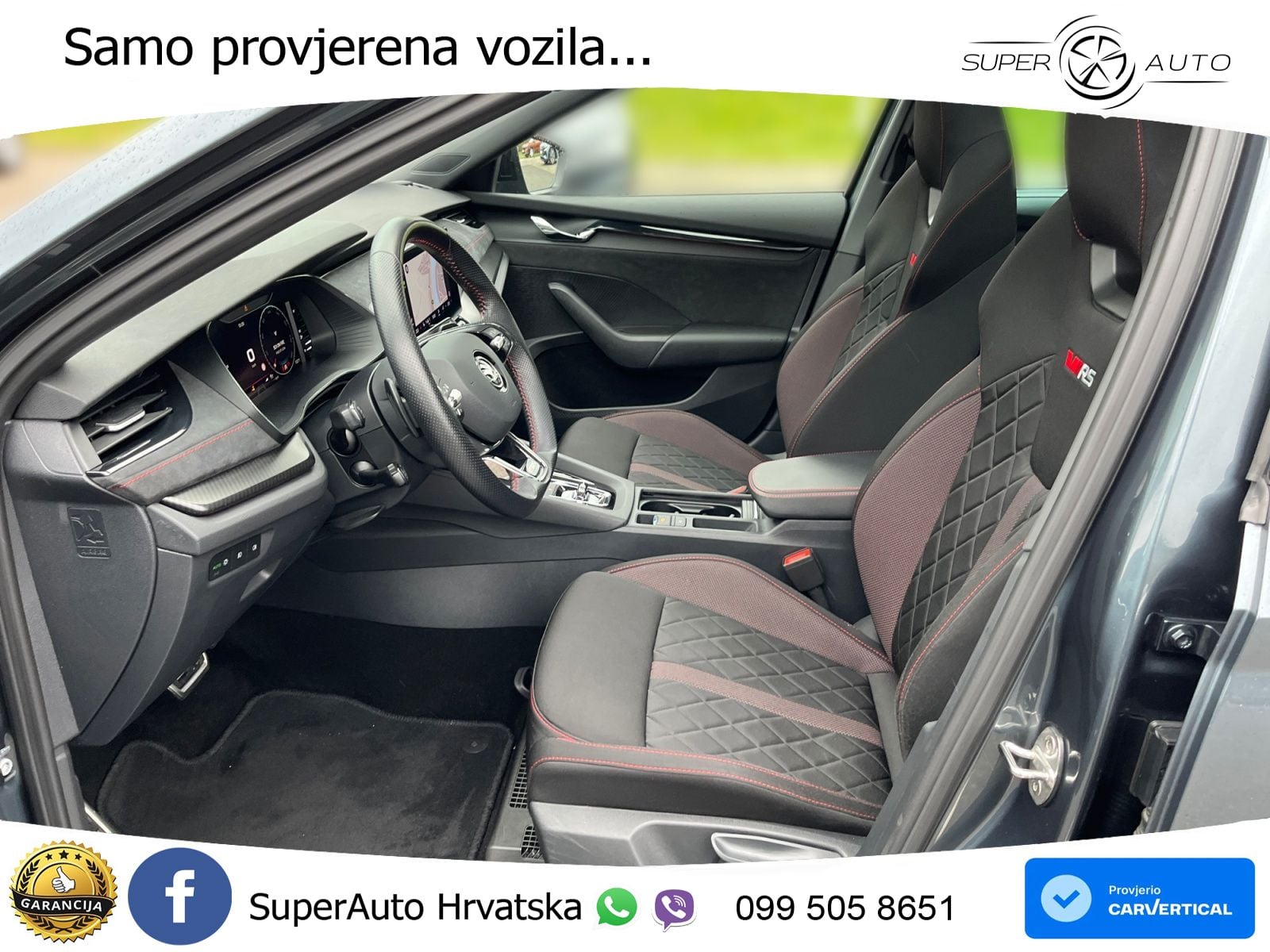 Škoda Octavia Combi RS 2.0 TDI (200 KS) 4x4 DSG LED+GR SJED+ACC