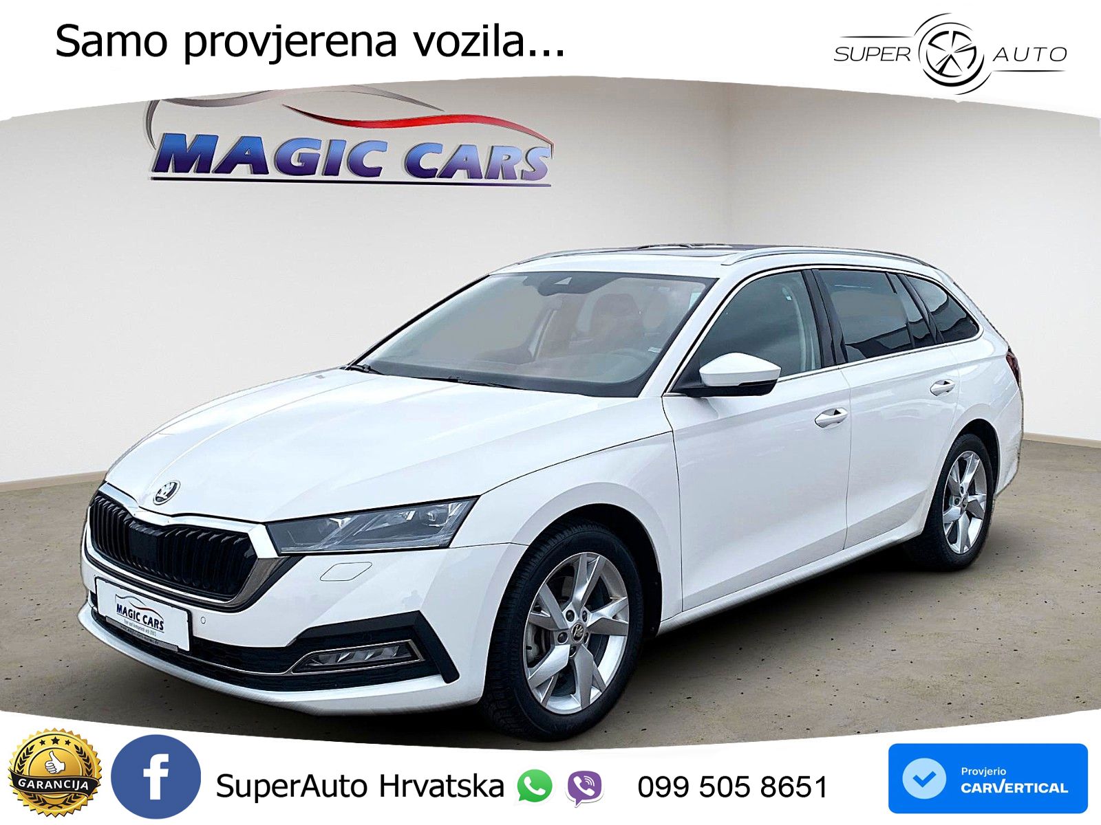 Škoda Octavia Combi 2.0 TDI (150 KS) DSG Selection LED+GR SJED+ACC