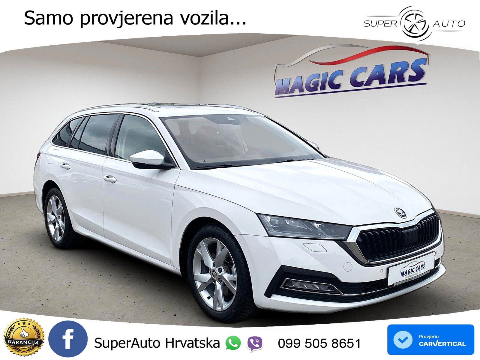 Škoda Octavia Combi 2.0 TDI (150 KS) DSG Selection LED+GR SJED+ACC