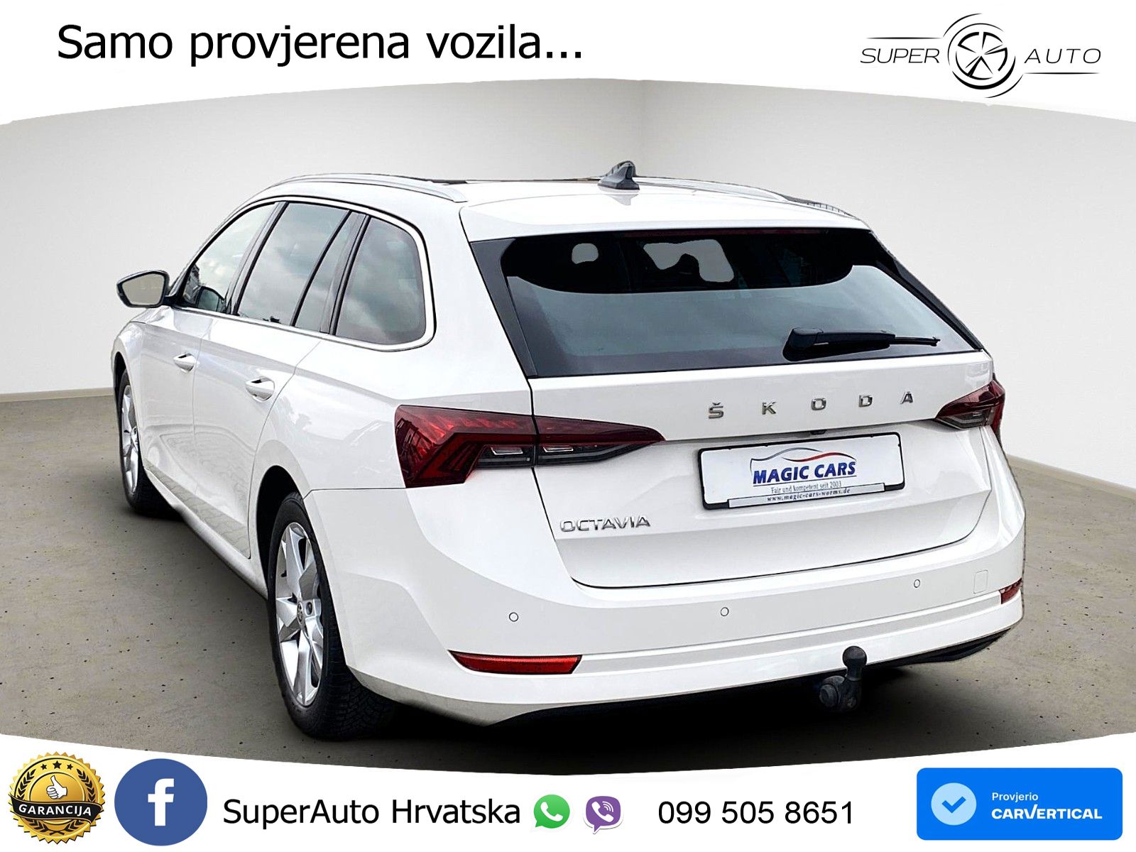 Škoda Octavia Combi 2.0 TDI (150 KS) DSG Selection LED+GR SJED+ACC