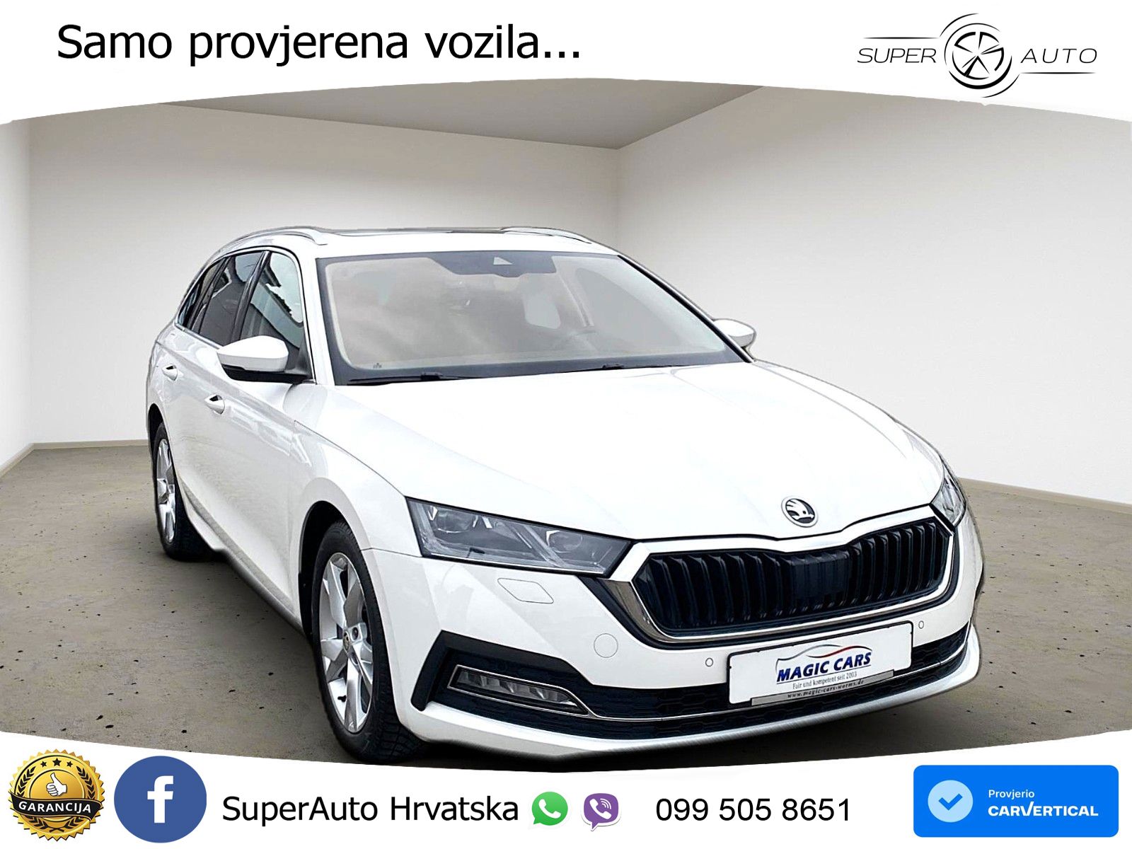 Škoda Octavia Combi 2.0 TDI (150 KS) DSG Selection LED+GR SJED+ACC