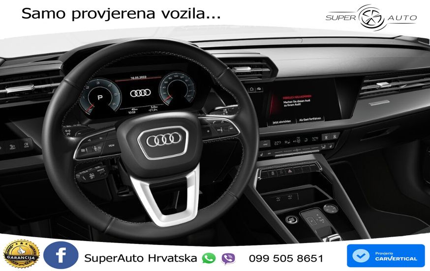Audi A3 35 TDI (150 KS) S tronic S line LED+GR SJED+ACC