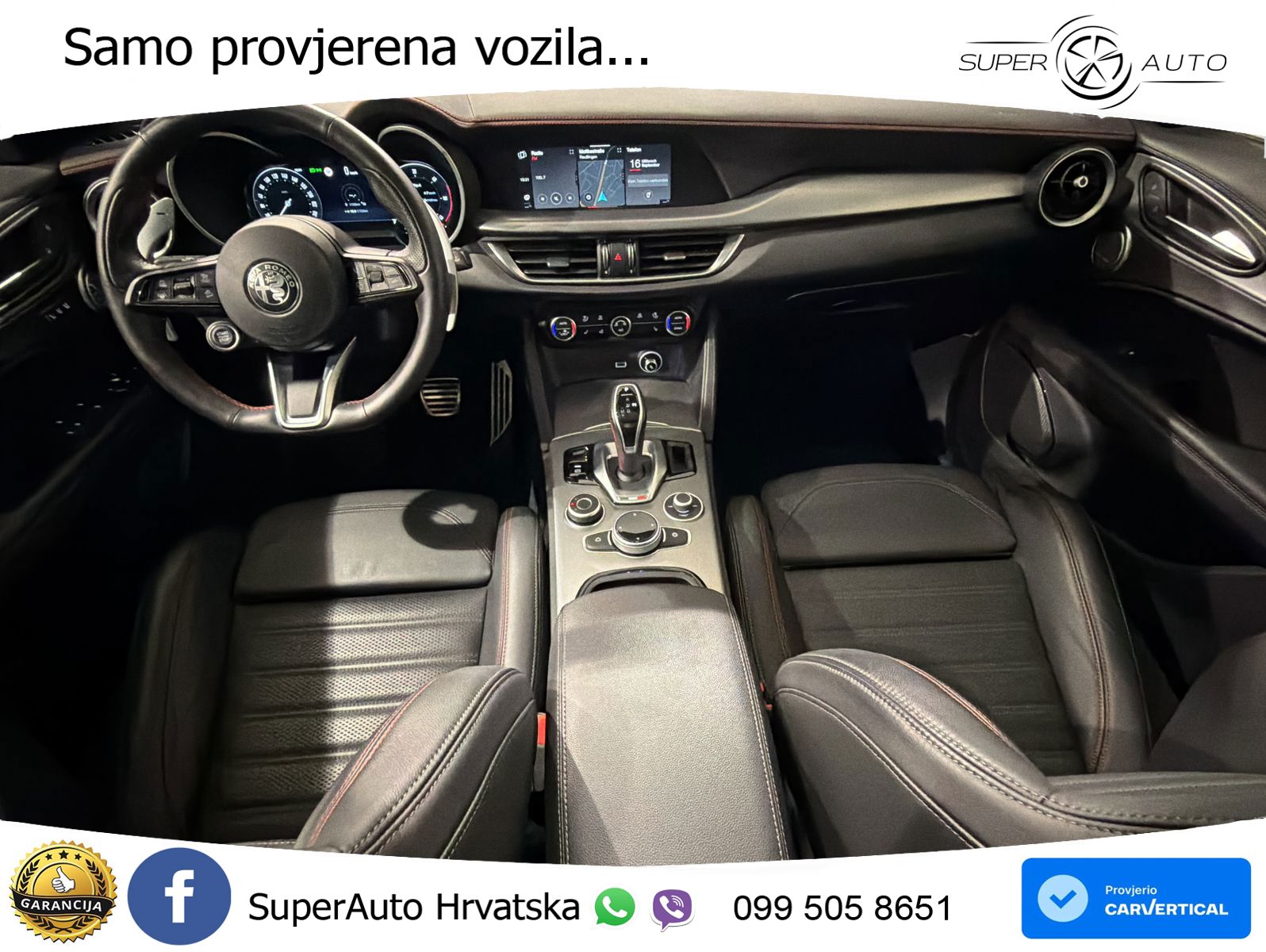 Alfa Romeo Stelvio 2.2 MultiJet II (210 KS) Q4 Automatic LED+GR SJED+ACC
