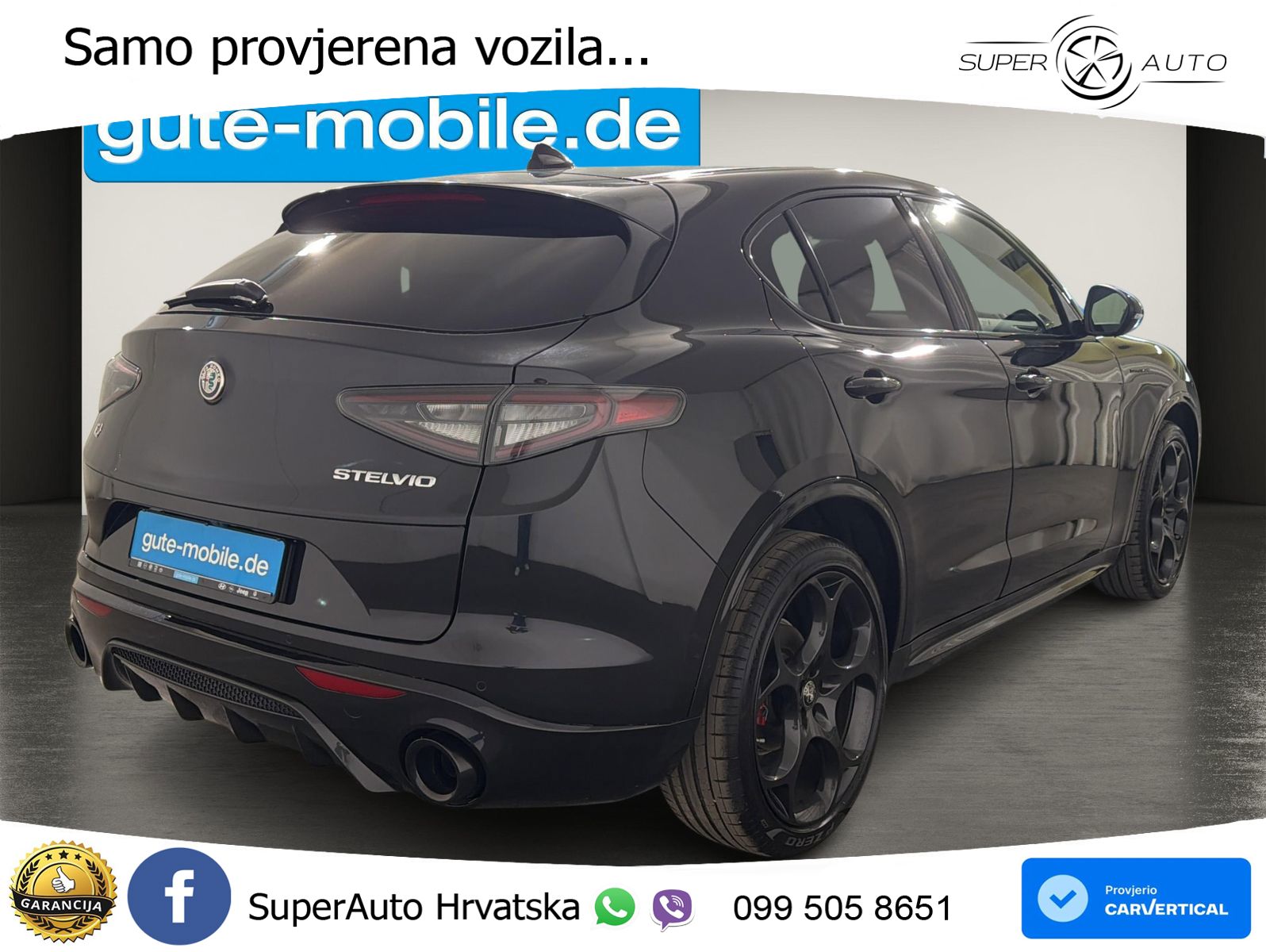 Alfa Romeo Stelvio 2.2 MultiJet II (210 KS) Q4 Automatic LED+GR SJED+ACC