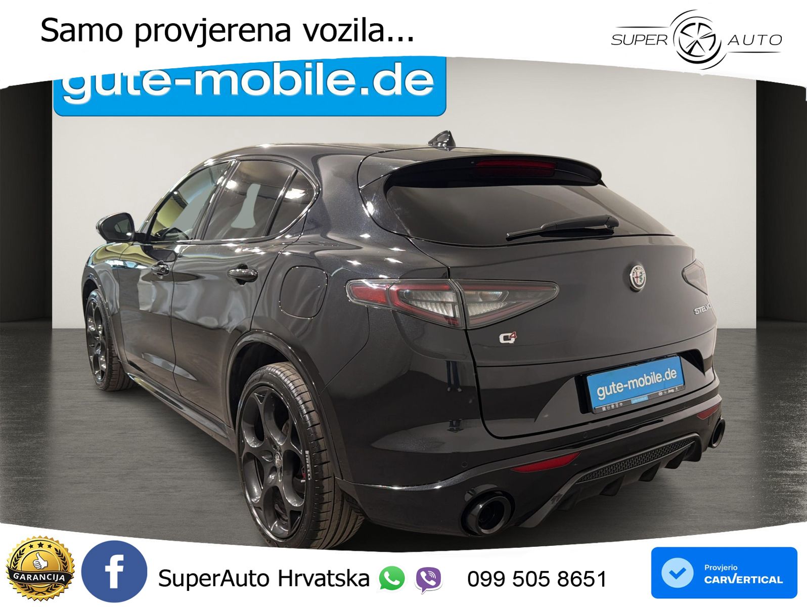 Alfa Romeo Stelvio 2.2 MultiJet II (210 KS) Q4 Automatic LED+GR SJED+ACC