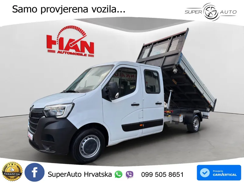 Renault Master III DoKa Kipper L3H1 3,5t/Klima/AHK 145 KS