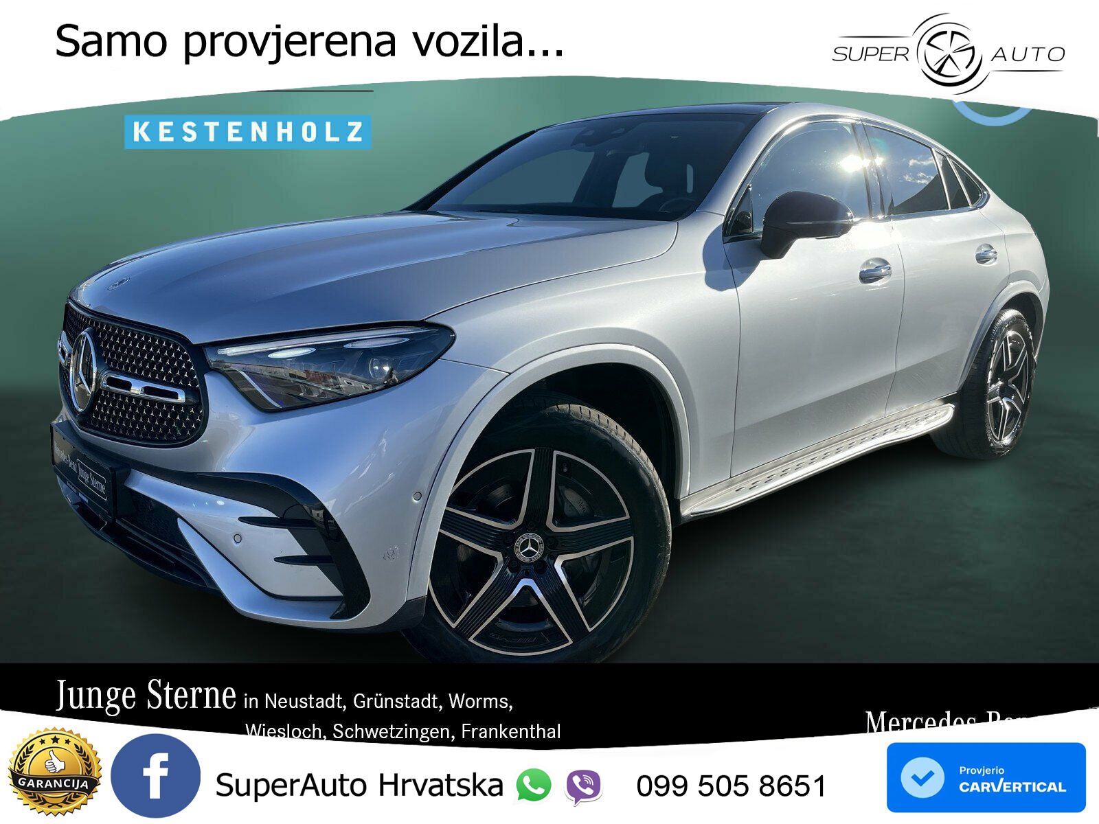 Mercedes GLC 450d (367 KS) 4MATIC 9G-TRONIC AMG ZRAČNI+ACC+GR SJED+KAM+PANO