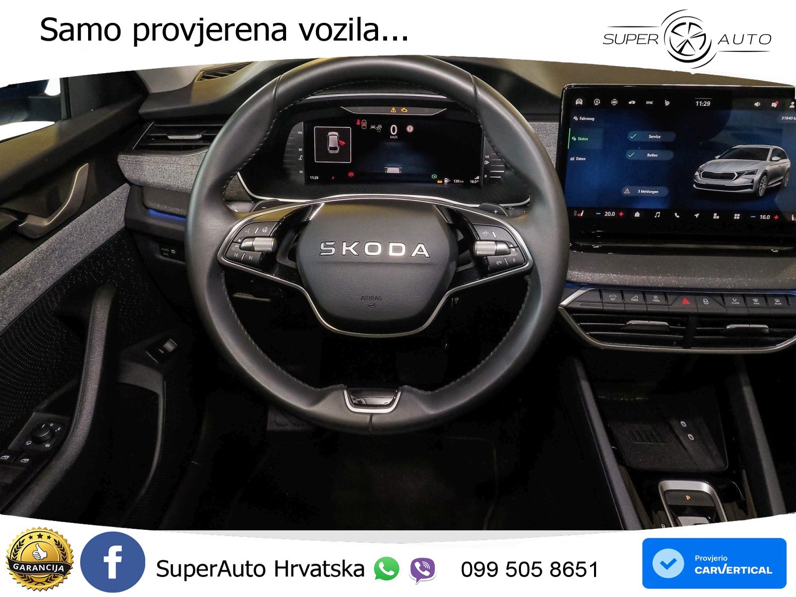 Škoda Octavia Combi 2.0 TDI (150 KS) DSG LED+GR SJED+ACC
