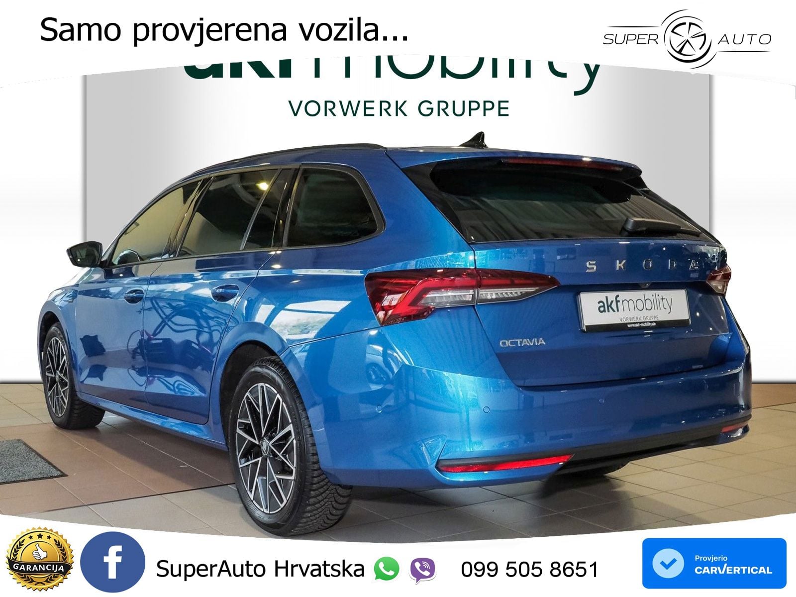Škoda Octavia Combi 2.0 TDI (150 KS) DSG LED+GR SJED+ACC