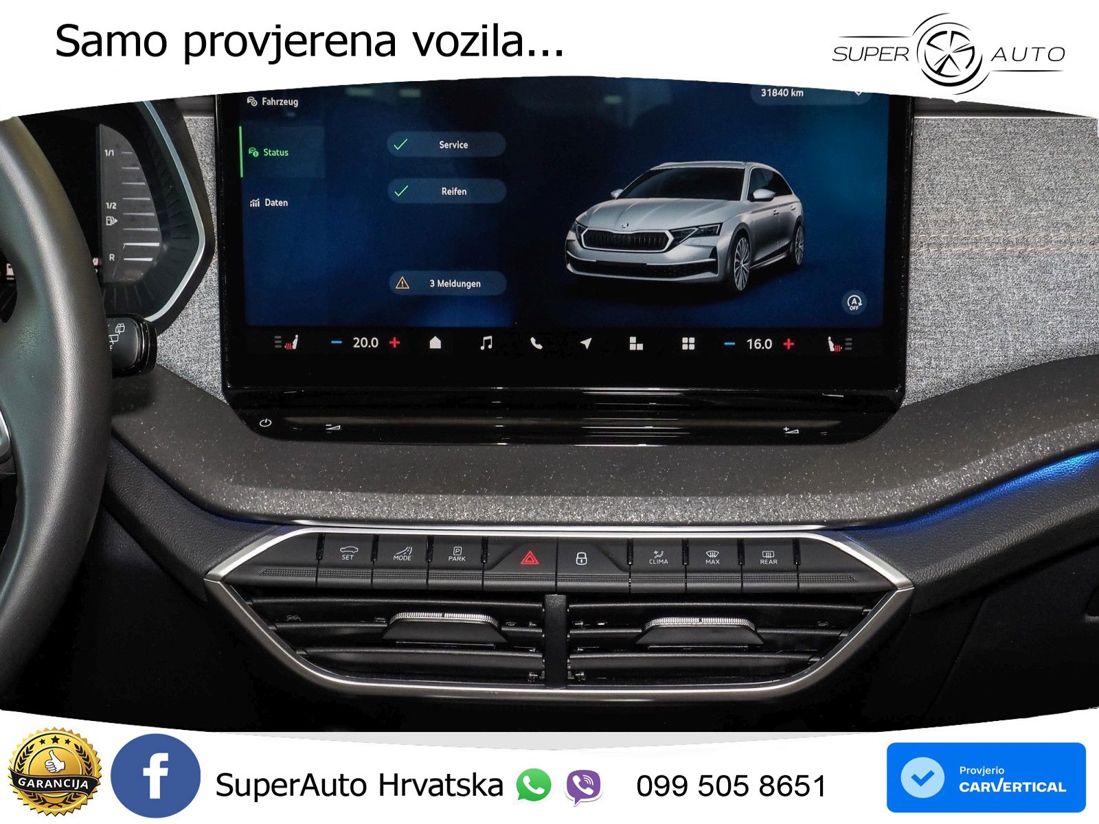 Škoda Octavia Combi 2.0 TDI (150 KS) DSG LED+GR SJED+ACC