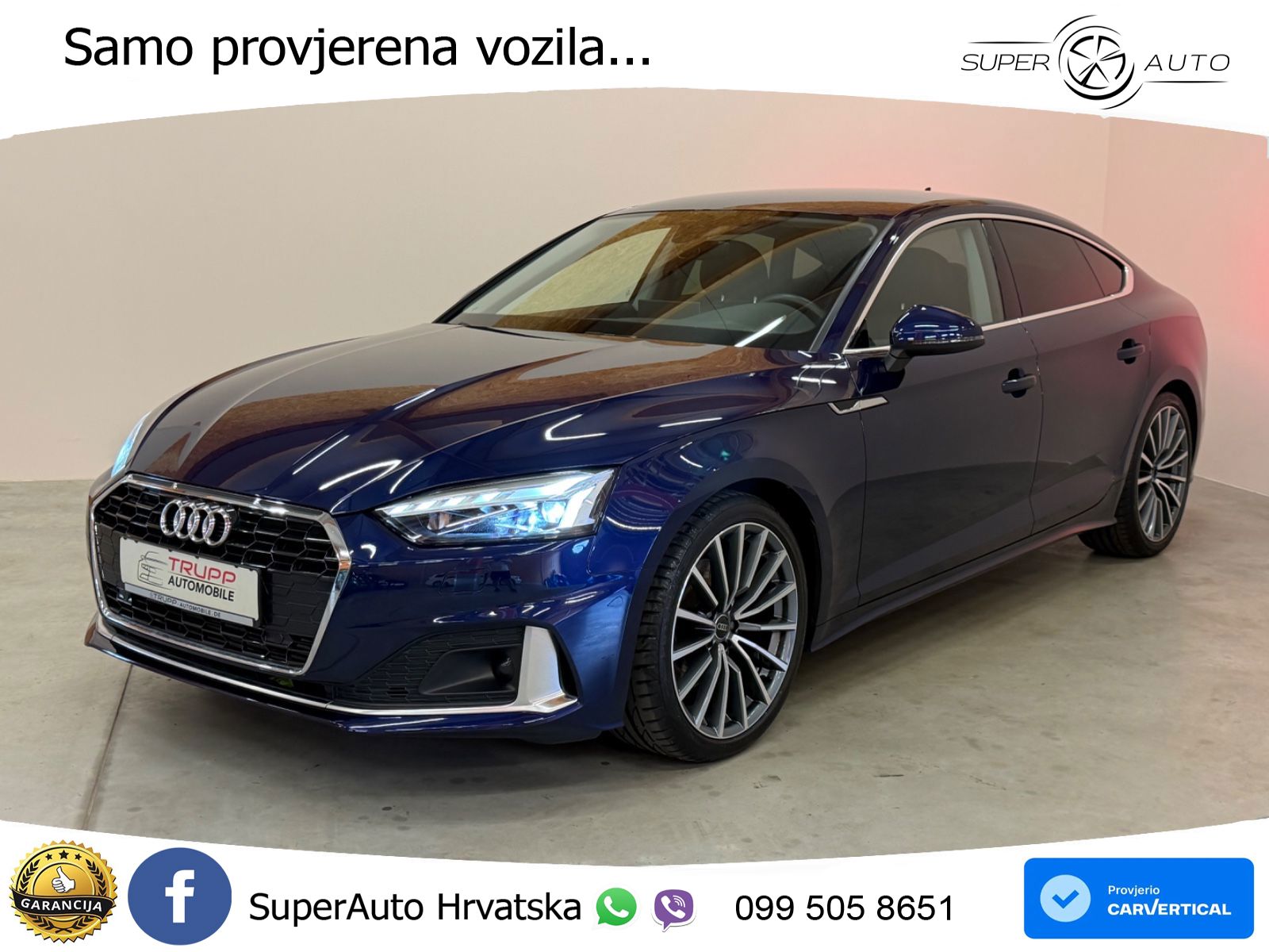 Audi A5 Sportback 35 TFSI (150 KS) S tronic LED+GR SJED+ACC