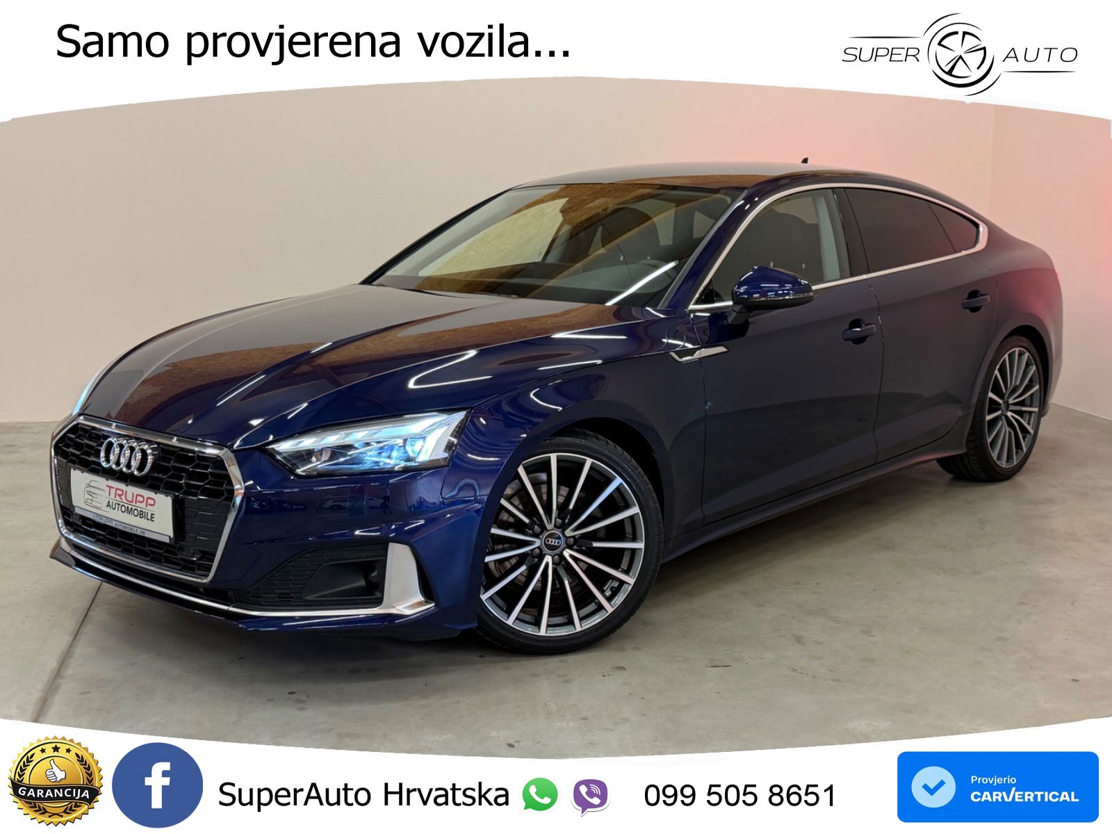 Audi A5 Sportback 35 TFSI (150 KS) S tronic LED+GR SJED+ACC