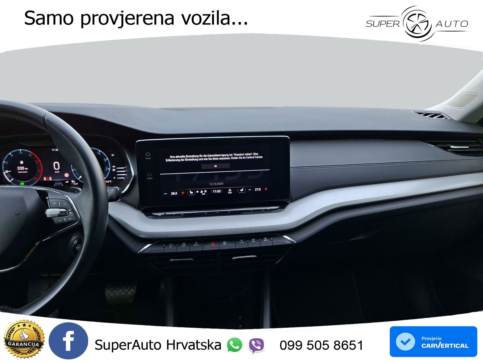 Škoda Octavia Combi 2.0 TDI (150 KS) DSG LED+ACC
