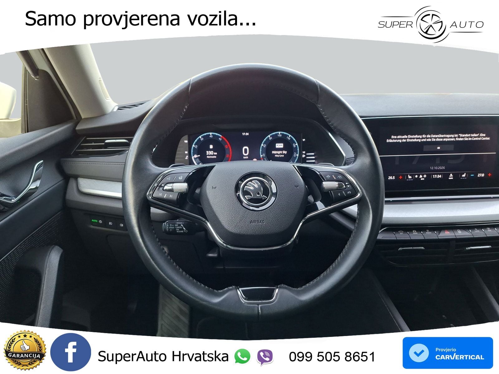 Škoda Octavia Combi 2.0 TDI (150 KS) DSG LED+ACC