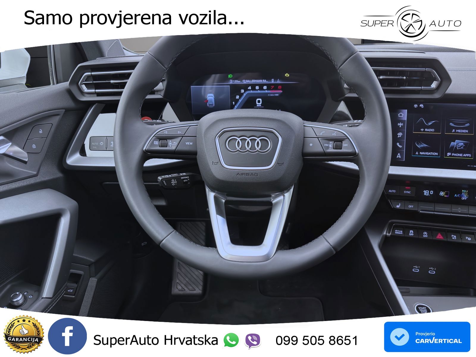 Audi A3 Sportback 30 TFSI (116 KS) S line MATRIX+GR SJED+KAM