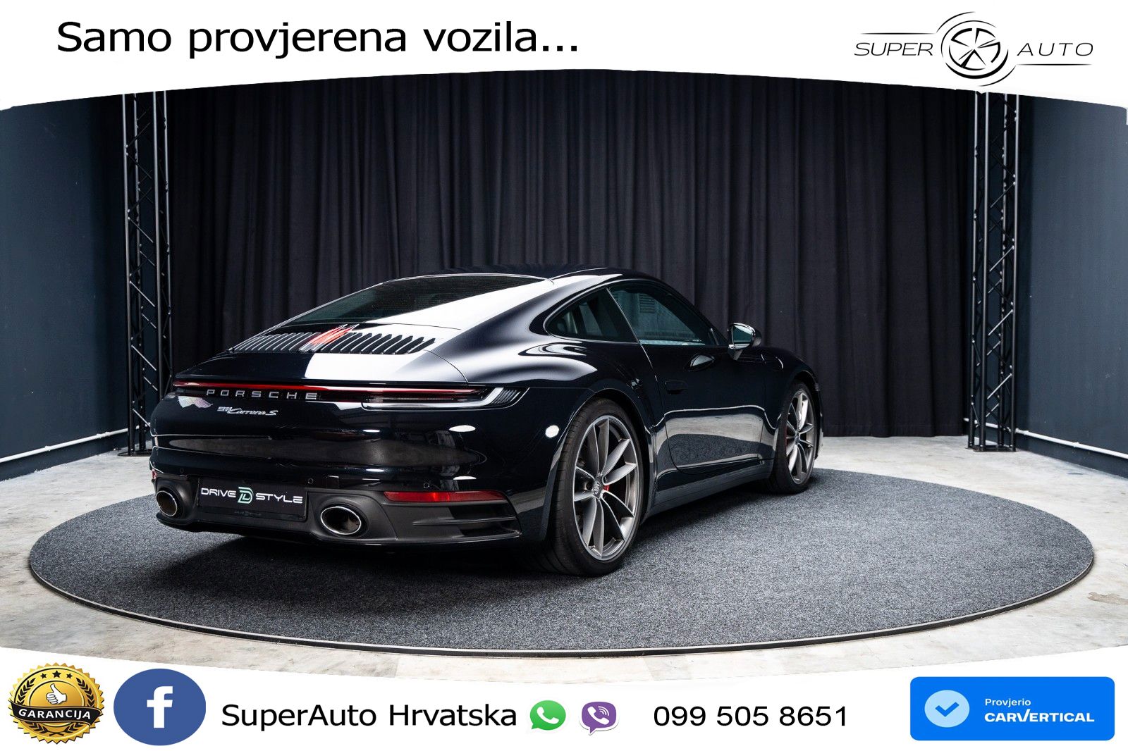 Porsche 911 Carrera S 3.0 (450 KS) PDK LED+GR SJED+ACC