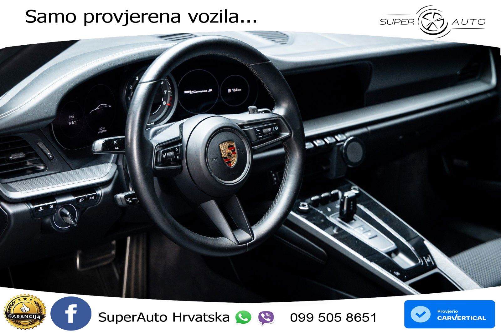 Porsche 911 Carrera S 3.0 (450 KS) PDK LED+GR SJED+ACC