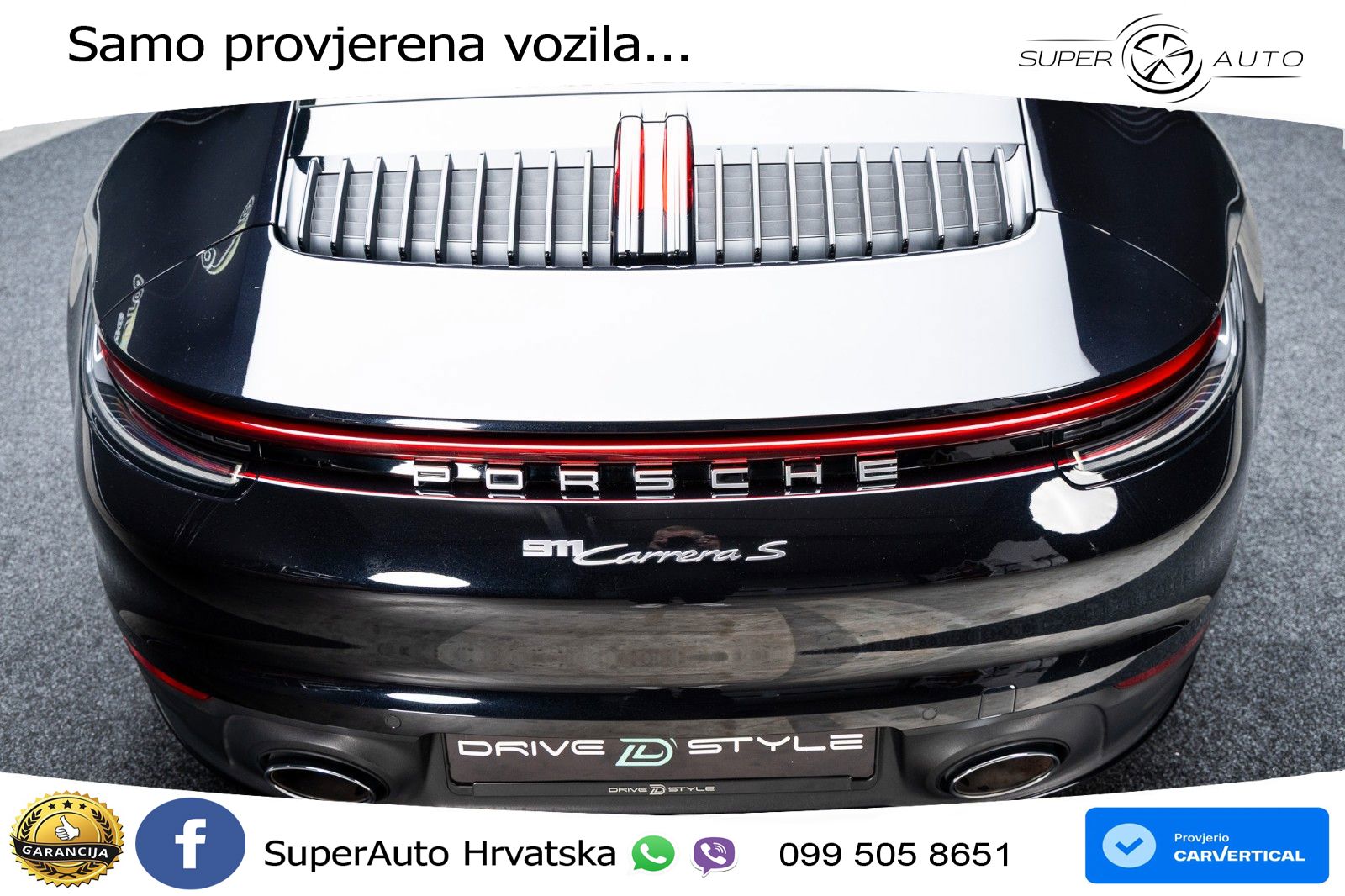 Porsche 911 Carrera S 3.0 (450 KS) PDK LED+GR SJED+ACC