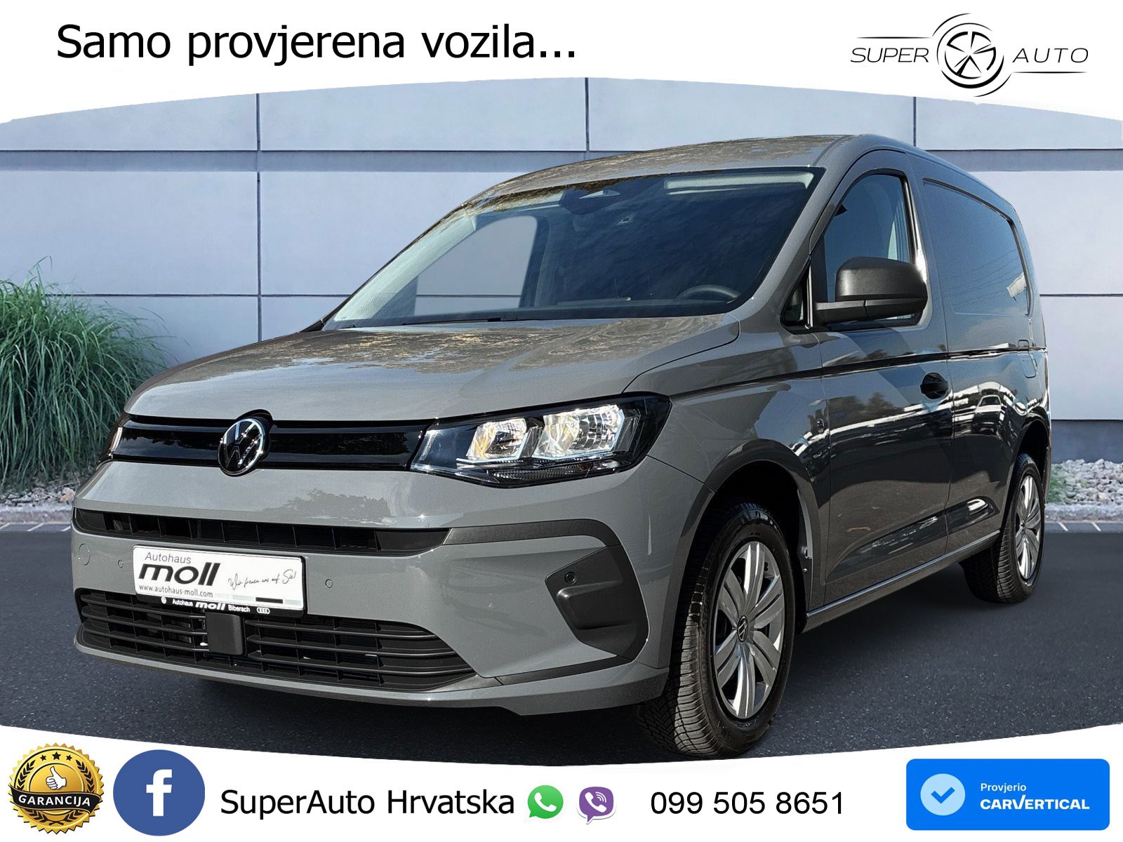 Volkswagen Caddy Cargo 1.5 TSI 6-Gang AHK, Kamera, Sitzheiz 116 KS