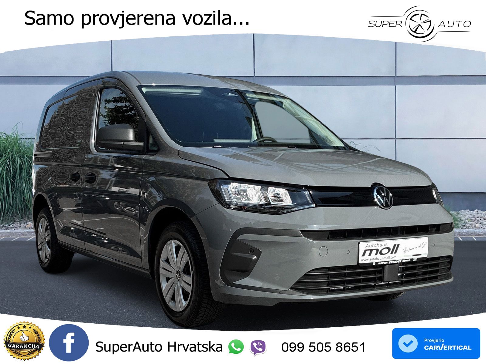 Volkswagen Caddy Cargo 1.5 TSI 6-Gang AHK, Kamera, Sitzheiz 116 KS