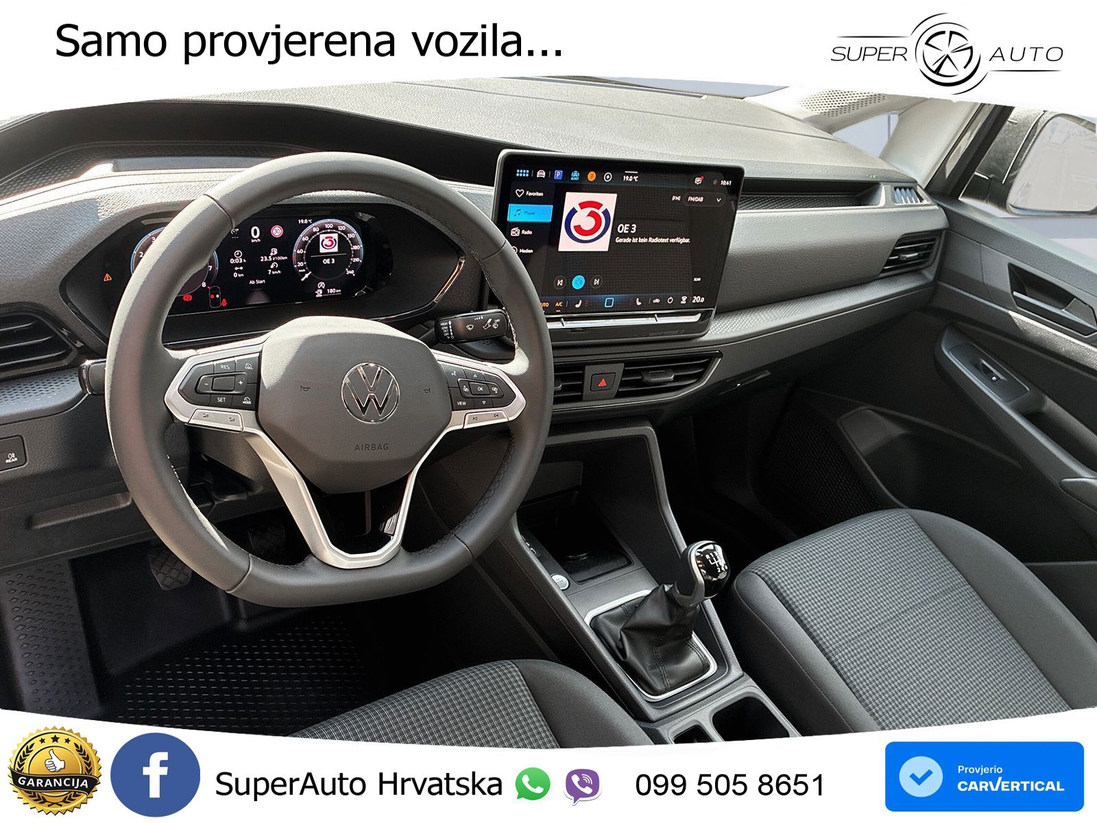 Volkswagen Caddy Cargo 1.5 TSI 6-Gang AHK, Kamera, Sitzheiz 116 KS