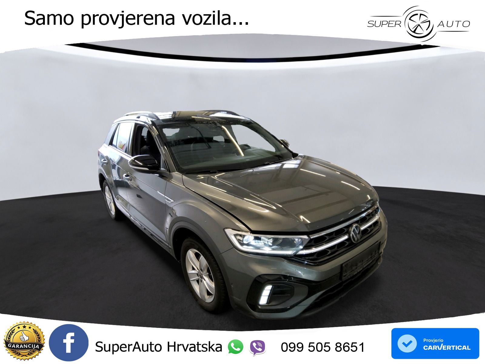 Volkswagen T-Roc 1.5 TSI (150 KS) DSG R-Line MATRIX+GR SJED+KAM