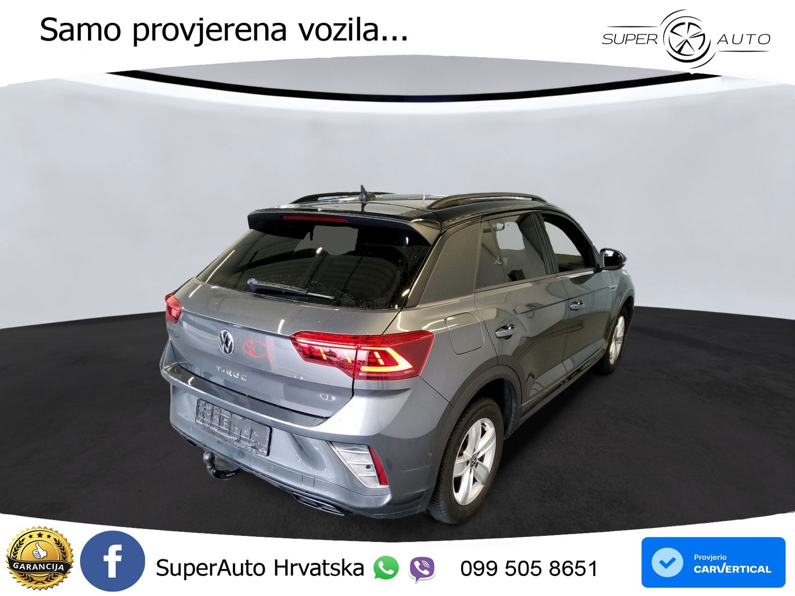 Volkswagen T-Roc 1.5 TSI (150 KS) DSG R-Line MATRIX+GR SJED+KAM