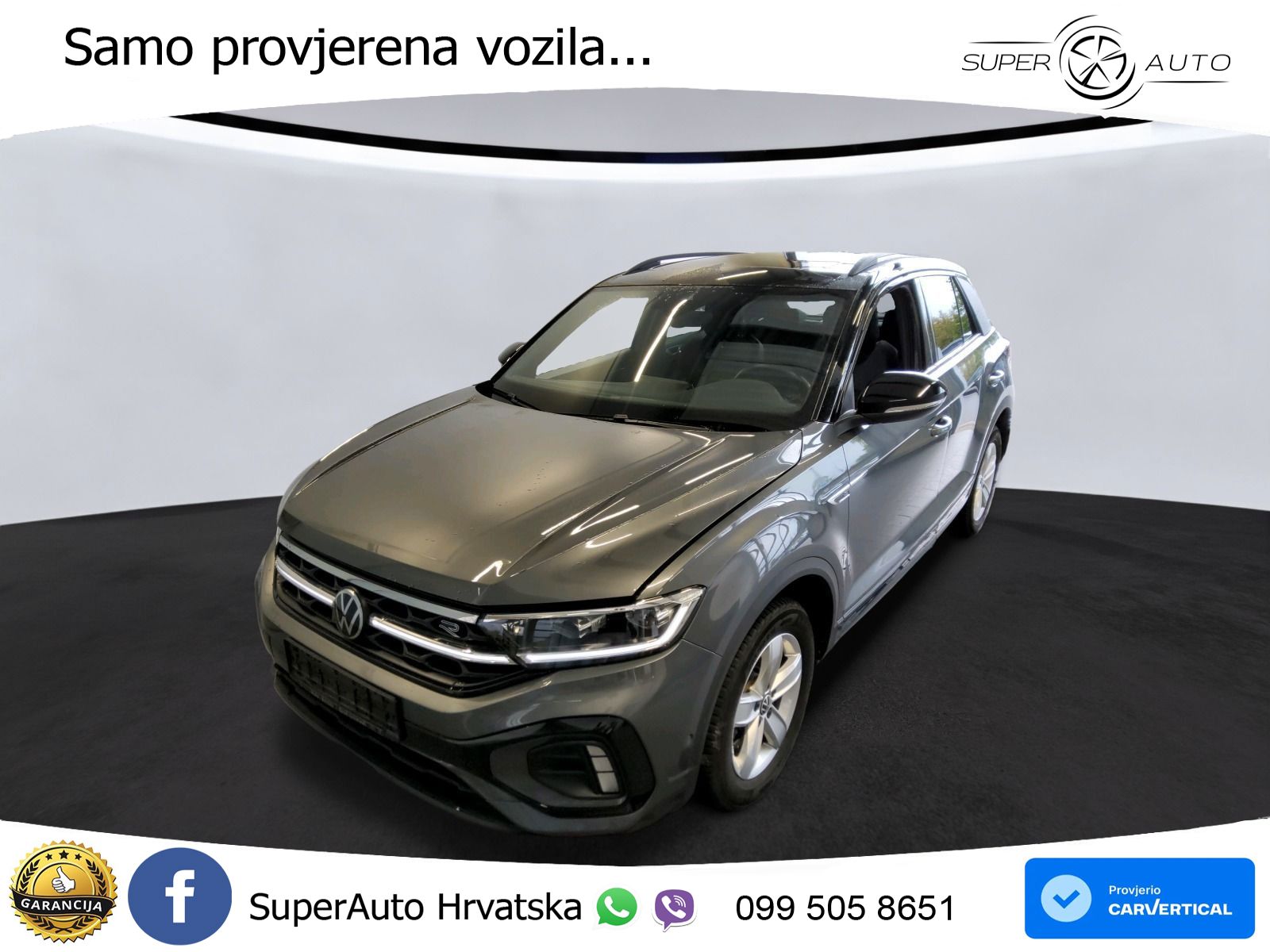 Volkswagen T-Roc 1.5 TSI (150 KS) DSG R-Line MATRIX+GR SJED+KAM