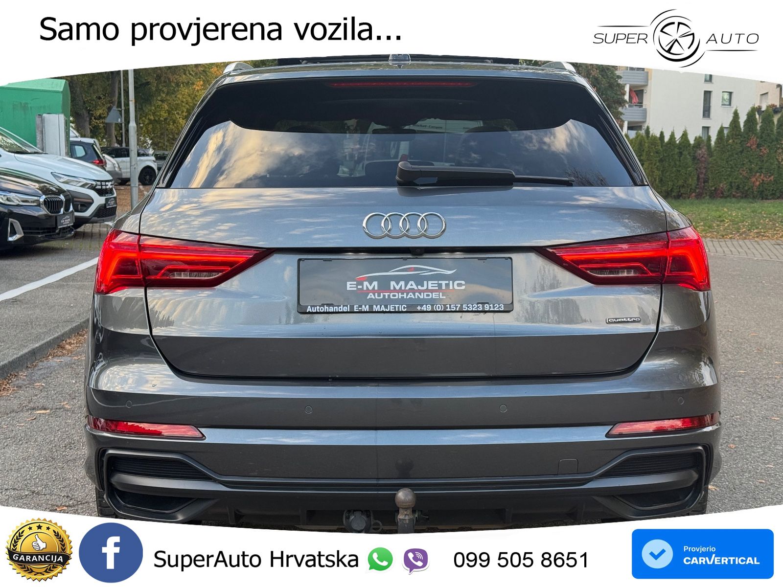 Audi Q3 40 TFSI (190 KS) quattro S tronic S line LED+GR SJED+ACC