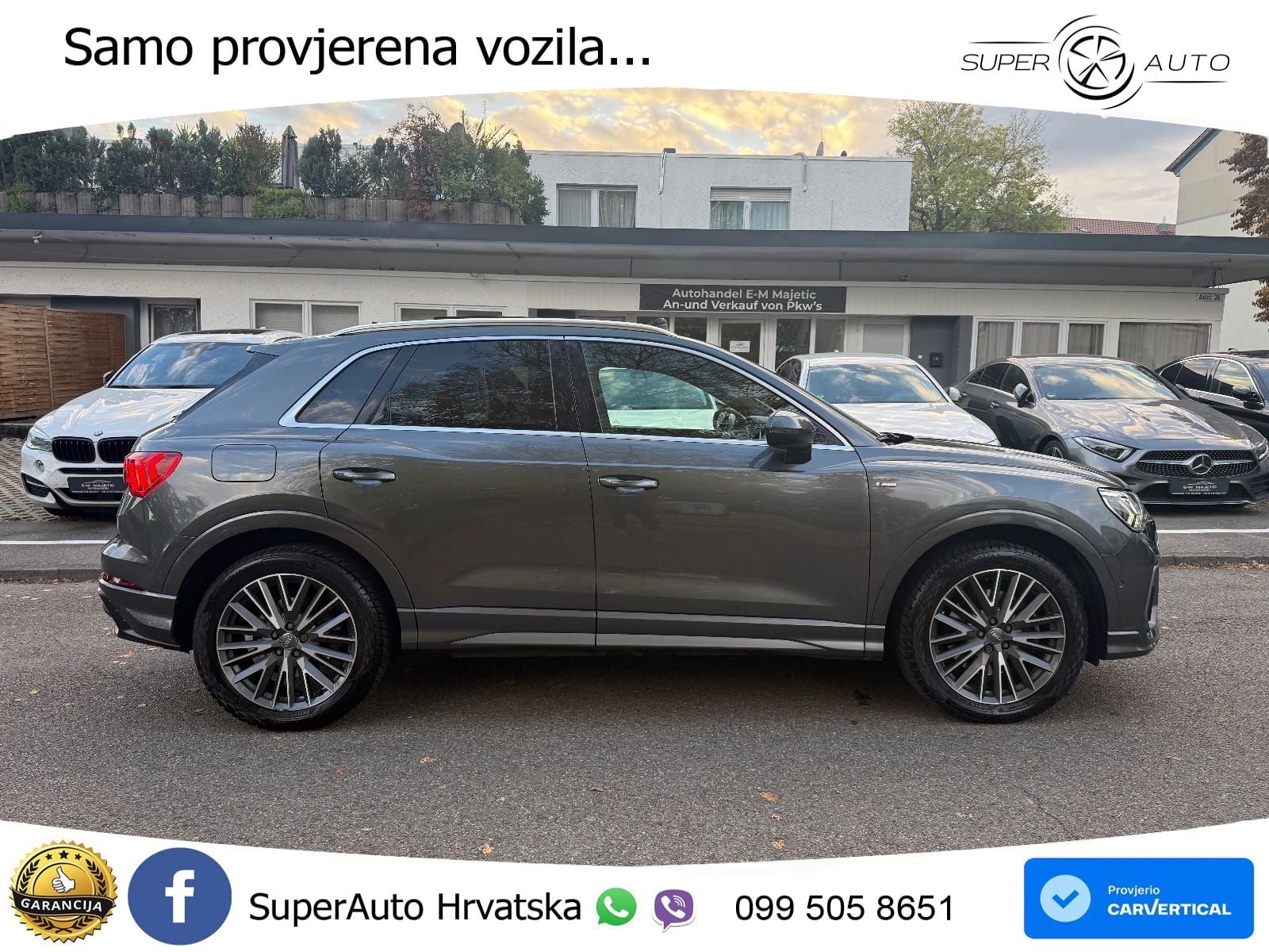 Audi Q3 40 TFSI (190 KS) quattro S tronic S line LED+GR SJED+ACC