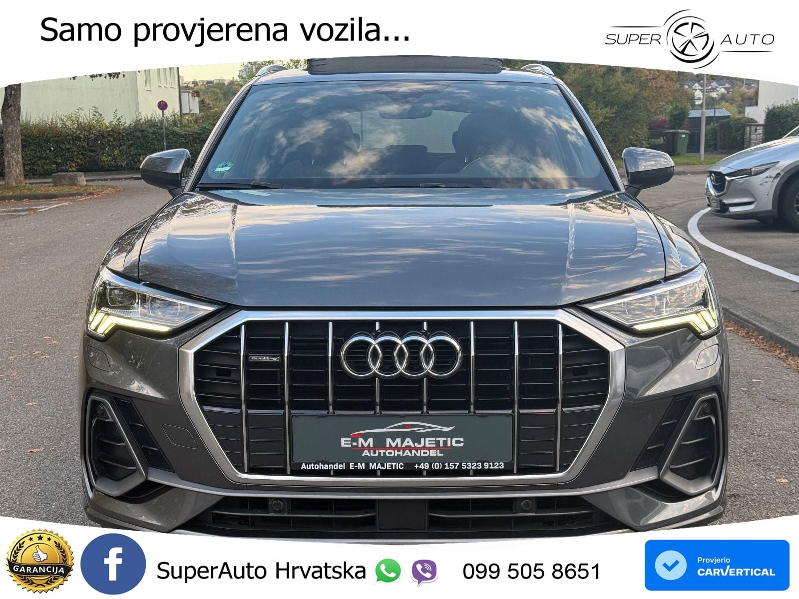 Audi Q3 40 TFSI (190 KS) quattro S tronic S line LED+GR SJED+ACC